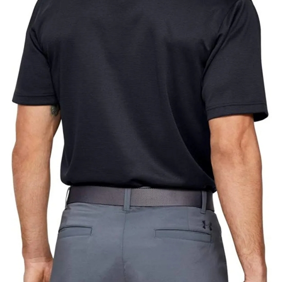 Under Armour Men's Tech Golf Polo Shirt Men Large Black New - Picture 4 of 4